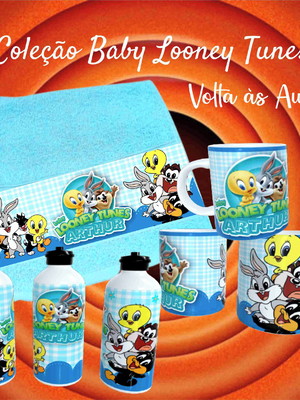 Kit toalhinha com garrafa personalizada