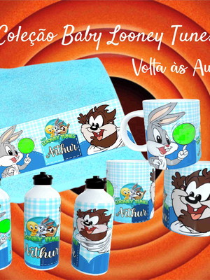 Kit toalhinha com garrafa personalizada