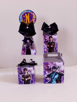 Kit personalizado clássico wandinha (20 itens)