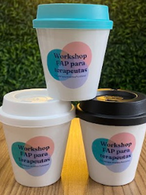 20 copo eco personalizado de café 300ml