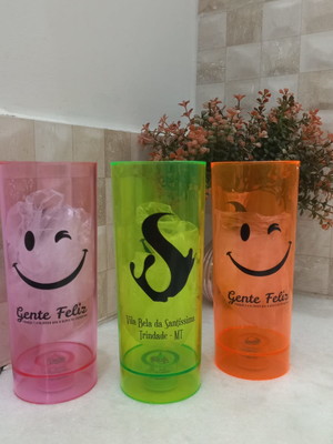 Copo long drink com led personalizado de 350 ml