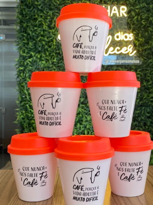 Copo eco personalizado de café 300ml