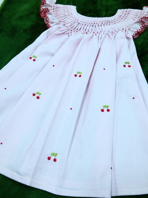 Vestido cerejinha- 18/24 - sem calcinha