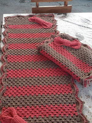 Jogo de cozinha em croche