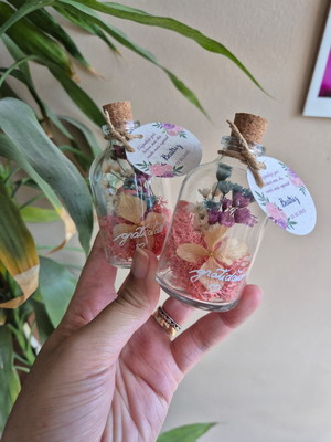 Lembrancinha flores - potinho amor 50ml