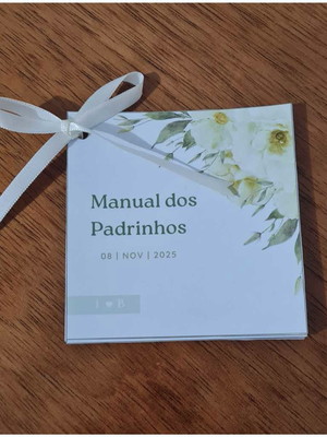 Manual dos padrinhos personalizado