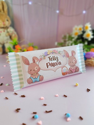 Embalagem para barra de chocolate pascoa