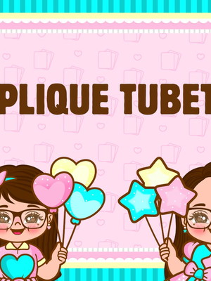 20 aplique para tubete