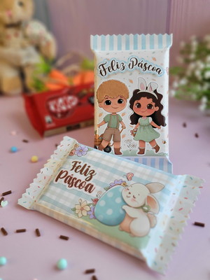 Embalagem para kit kat pascoa