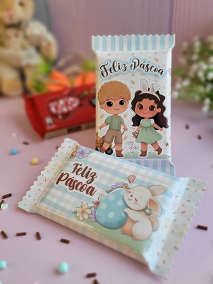 Embalagem para kit kat pascoa