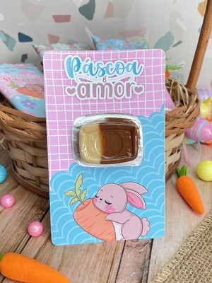 Card com doce páscoa