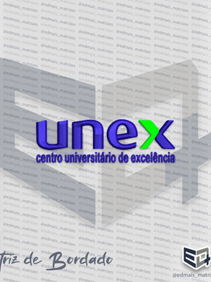 Matriz de bordado logo unex