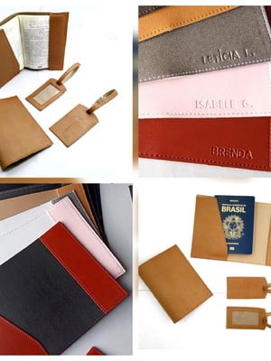 Capa porta passaporte personalizado