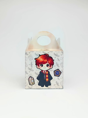 Caixa cubo com alça - harry potter