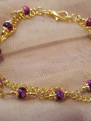 Pulseira de pedras naturais ágata