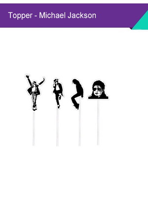 Topper - michael jackson- 30 unidades