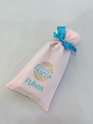 Saquinho personalizado para lembrancinha de páscoa (bis)