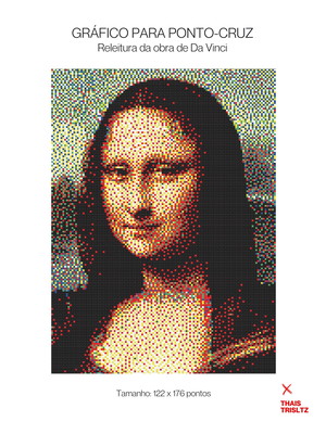 Monalisa - - gráfico para bordar