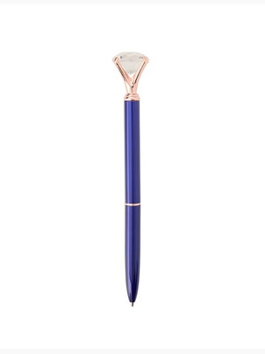 Caneta metal diamante para brinde 80 unidades