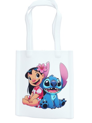 Bolsa ecobag lilo e stitch 30 x 35
