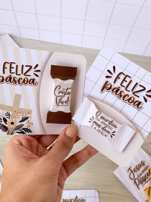 Card e balinha páscoa