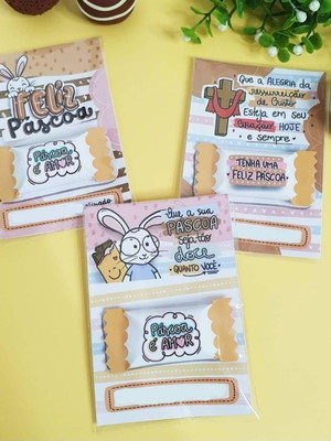 Card e balinha páscoa