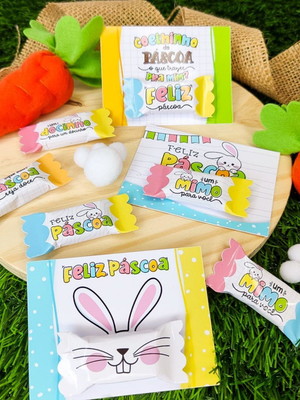 Card e balinha páscoa