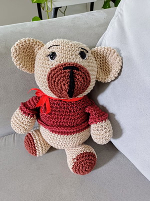 Ursinho de crochê amigurumi