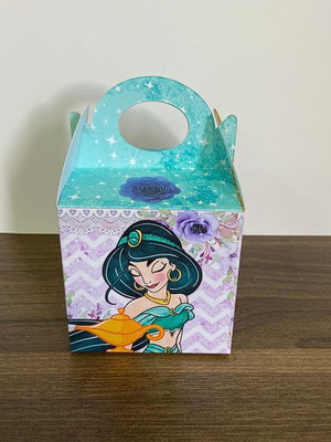 Caixa quadrada com alça - jasmine
