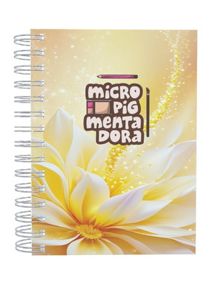 Agenda permanente personalizada design de sobrancelhas