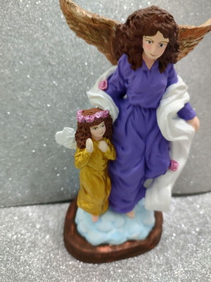 Estátua anjo da guarda 21cm