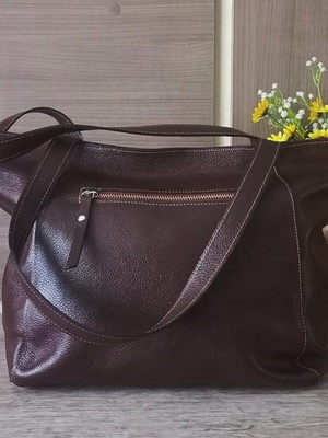 Bolsa lia modas (ref 407) couro legítimo