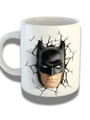 Caneca de porcelana 325ml personalizada com design 3d