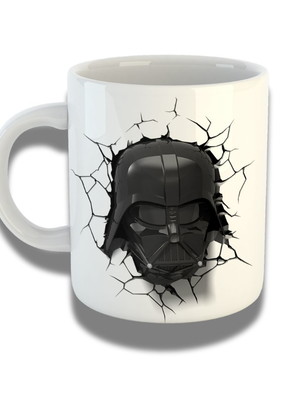 Caneca de porcelana 325ml personalizada com design 3d