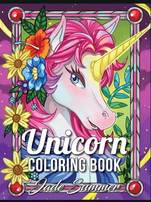 Unicorn coloring book 25 desenhos para colorir