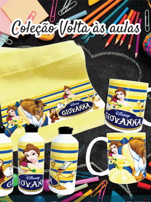 Kit toalhinha com garrafa personalizada