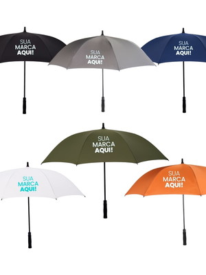 Guarda-chuva maxi fiber automático c/ logo | fazzoletti