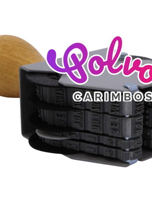 Carimbo datador duplo 0,3 cm