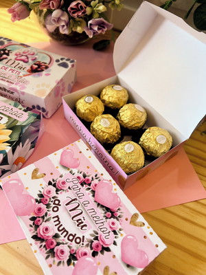 Caixa 6 doces - dia das mães