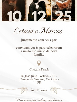 Convite de casamento - estático