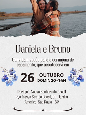Convite de casamento - estático