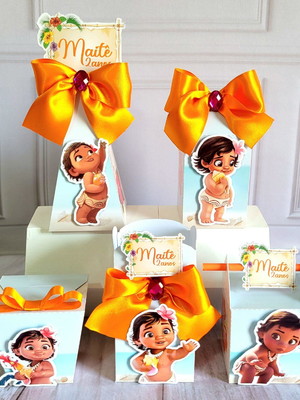 Kit 20 caixas moana baby