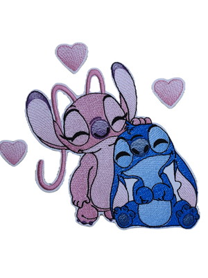 Patch aplique bordado termocolante angel stitch 15x15