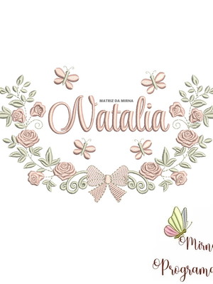 Matriz de bordado natalia (fazemos qualquer nome)