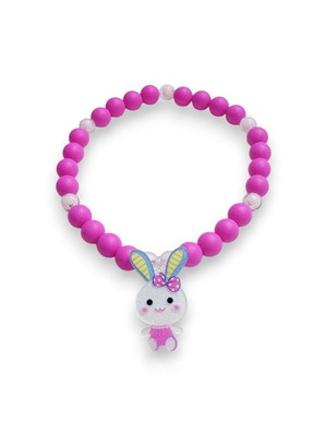 Colar pet pink de páscoa