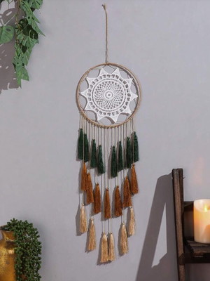 Macramê apanhador de sonhos decoração de parede