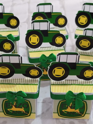 Caixinha personalizada john deere