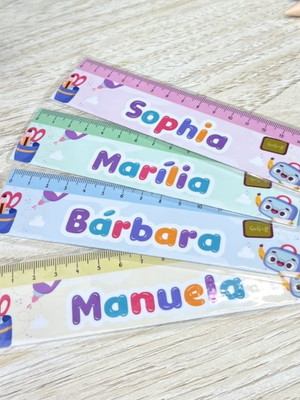 Régua tabuada personalizada