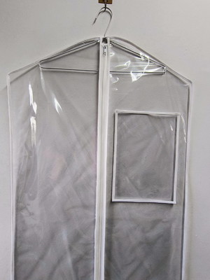 Capa para vestido de noiva e festa 1.80 com bolso a4
