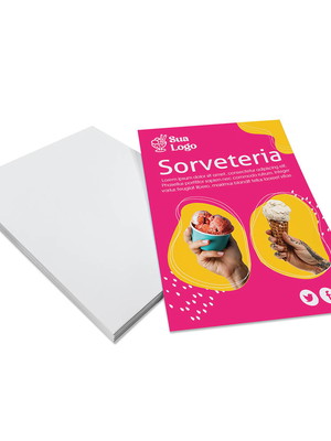 1000 panfletos propaganda flyer 10x15 frente